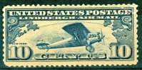 1927 10 Cent Air Mail Issue #C10 - 1a. 1918-1940 Gebraucht