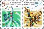 Taiwan 1993 Sport Stamps Pommel Horse Taekwondo Taek Wondo Gymnastics - Ongebruikt