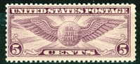 1930 5 Cent Air Mail Issue #C12 - 1a. 1918-1940 Afgestempeld