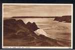 RB 589 - J. Salmon Postcard Evening At Three Cliffs Bay Gower Glamorgan Wales - Glamorgan