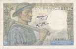 -  FRANCE - BILLETS - 10 F -  MINEUR - G - 26 4 -1945 - G - N° 23734 - J 105 - - 10 F 1941-1949 ''Mineur''