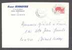 France Robert BENNASAR Perpignan Ille-sur-TET Cancel 1987 Cover To Nimes Cedex Liberté - 1982-1990 Vrijheid Van Gandon