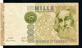 1000  Lire " ITALIE "      SUP       Bc90 - 1.000 Lire