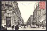 CPA  ANCIENNE- FRANCE- THEME : BANQUE DE FRANCE- ORLEANS (45)-  RUE DE LA REPUBLIQUE AVEC TRES BELLE ANIMATION- TRAMWAY- - Banques