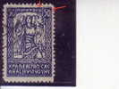 GIRL WITH FALCONS-50 P-ERROR-BROKEN LINE-SHS-SLOVENIA--CROATIA - YUGOSLAVIA-1920 - Imperforates, Proofs & Errors