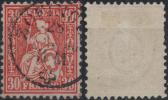 SUISSE SCHWEIZ SWITZERLAND Poste  38(o) HELVETIA Cachet ZOFINGEN [CV 40 EUR] - Used Stamps