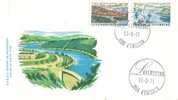 LUXEMBOURG  1971 MICHEL NO: 832-834  FDC - FDC
