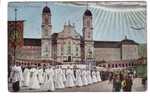 SUISSE--Schwytz--CPA--Procession  In Einsiedeln     (  Animée   ) - Einsiedeln