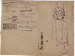 GUERRE 14/18 - CARTE LETTRE MILITAIRE  (FELDPOSTBRIEF)  - 1917 - 54° Division D'infanterie - Feldpost (portvrij)