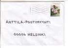 GOOD FINLAND Postal Cover 2006 - Good Stamped: Flowers - Brieven En Documenten