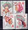 Volks-Trachten Und Kopfschmuck CSSR 2387/0 O 5€ Aus Kleinbogen In Böhmen Mähren Slowakei Dancing Costume Cap Set Of CSR - Used Stamps