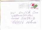 GOOD FINLAND Postal Cover 2008 - Good Stamped: Flower - Brieven En Documenten