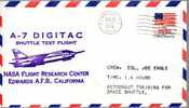 ★ US - A7 DIGITAC - EDWARDS - PILOT : ENGLE - ASTRONAUT TRAINING FOR SPACE SHUTTLE (3295) - United States