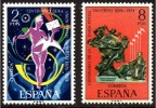 ESPAÑA 1974 - CENTENARIO DE LA UNION POSTAL UNIVERSAL UPU - EDIFIL Nº 2211-2212 - Yvert Nº 1866-1867 - U.P.U.