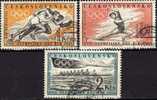Olympia Rom Lauf Turnen Rudern CSSR 1206/8+4-Block O 10€ Sommer-Olympiade 1960 Bloque Bloc M/s Sheet Bf CSR - Collections, Lots & Séries