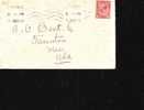 D145 Great Britain George V Cover 1915 - Storia Postale