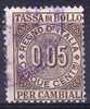 1908 / 45 -  MARCA DA BOLLO PER CAMBIALI - LIRE 0,05 - Fiscali