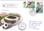 Moldova 2010 Cover FDC World Cuup Football Africa De Sud,sent To Mail Registred In First Day! - 2010 – África Del Sur