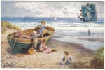 CPA Oilette  Raphael Tuck " Seaside Joys" By H.B Wimbush - Tuck, Raphael