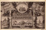 SOUVENIR D'AIGUEPERSE MULTICARTES RUES EGLISE - Aigueperse