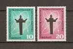 GERMANY DEUTSCHE BUNDESPOST BERLIN 78. DEUTSCHER KATHOLIKENTAG 1958 / MNH / 179 - 180 - Neufs