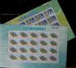 1997 Electronic -IC Stamps Sheets Computer Cell Phone Wafer Space Map Satellite Piano - Informatique