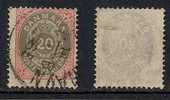 DANEMARK / 1875 # 26A (B) Ob. / 20 ö. Rose Et Gris / COTE 40.00 EURO - Usati