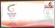 India 2008 DELHI 2010 - XIX Commonwealth Games Tiger Mascot Emblem FDC - Ohne Zuordnung