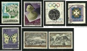 ● JUGOSLAVIA - 1963 . .  Vari - Farfalle, Stampe, Ecc. - Cat. ? € - Lotto N. 142 /43 / 46 /51 /54 /55 - Used Stamps