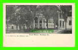 NEWFANE, VT - COURT HOUSE - UNDIVIDED BACK - TRAVEL IN 1907 - L.A.W. NOVELTY CO, PUB. - - Other & Unclassified