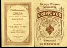 Marseille Grappe D'Or Savon Blanc Concentré Gouin Carton Publicitaire 10 Par 14 Cm - Publicités