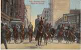 Mounted Police On Parade, Unknown City, On C1900s/10s Vintage Postcard - Polizei - Gendarmerie
