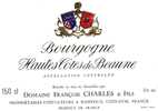 Etiquette De Vin Bourgogne Htes Côtes De Beaune [magnum] CHARLES 1986 - Bourgogne