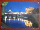 Roma / Rom - Castel San Angelo - Notturno - Panoramische Zichten, Meerdere Zichten