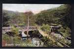 RB 595 - Early Postcard -  Bridge At Goudle Glen Near Onchan Isle Of Man - Isla De Man