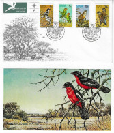 SWA 1974 MiNr. 392 - 395 Südwestafrika Birds Parrots 4v FDC 35,00 € - Perroquets & Tropicaux