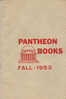 Catalogue  En Anglais PANTHEON BOOCKS Fall - 1953 - Andere & Zonder Classificatie