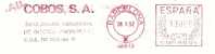 A6 Spain 1992.Barcelona COBOS S.A. Machine Stamp Meter Stamp,cut. - Frankeermachines (EMA)