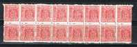 Magnifico Bloque De 16. Especial Movil 30 Cts  ** - Revenue Stamps