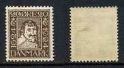 DANEMARK / 1924 -  # 163 *  / 20 ö.  Brun - Unused Stamps