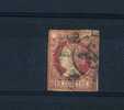 - ESPAGNE 1860 . N° 53   OBLITERE . AMINCISSEMENT - Used Stamps