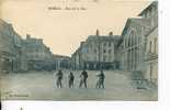 CPA 50.-BREHAL-Rue De La Mer--4 Personnages En Vélos -Aou 313 - Brehal