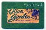 Olive Garden,  U.S.A. Carte Cadeau Pour Collection # 2 - Tarjetas De Fidelización Y De Regalo