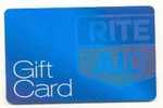 Rite Aid,  U.S.A. Carte Cadeau Pour Collection # 1 - Tarjetas De Fidelización Y De Regalo