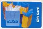 Ross,  U.S.A. Carte Cadeau Pour Collection # 1 - Gift And Loyalty Cards