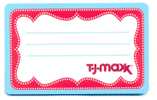 T-J-Maxx,  U.S.A. Carte Cadeau Pour Collection # 7 - Tarjetas De Fidelización Y De Regalo