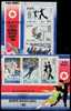 North Korea Stamps S/s A+B 1980 Winter Olympic Games Sport Skiing Skating Ice Hockey Dance - Winter 1980: Lake Placid