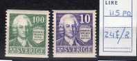 SVEZIA / SVERIGE 1938 ---- Rif. 247/248 * - Unused Stamps