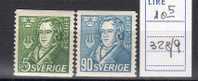 SVEZIA / SVERIGE 1947 ---* Rif. 328/329 - Ongebruikt