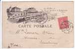 89 LAROCHE  Litho Gare Buffet Gare Train   Yonne - Laroche Saint Cydroine